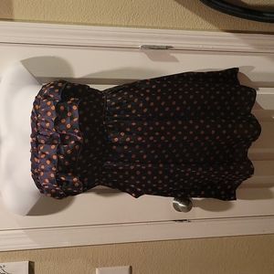SAPA Sheer Polka Dot Dress